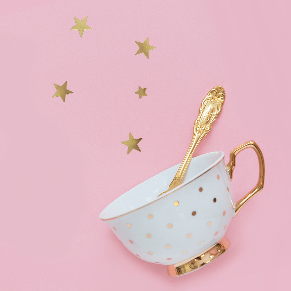 Enjoy your Pink Tea Box tea in style with this luxury Teacup & Saucer by Cristina Re. This exquisite range made from the finest quality new bone china is available in delicate pastels, polka dots and stripes. 