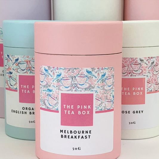 Our classic Melbourne Breakfast tea, is the perfect gift for any tea lover.  Best loose leaf tea / best tasting Australian tea. Our classic Melbourne Breakfast tea is a rich blend of full-bodied black tea and natural bourbon vanilla, working perfectly together to offer a luxuriously creamy vanilla taste.  Great start to the day.