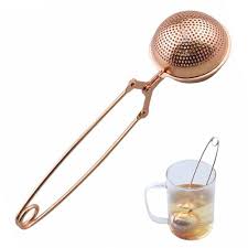 Our  Rose Gold Tea infuser is the perfect gift for any tea lover.   Why use a plain old tea infuser when you can have a pretty rose gold one. Guaranteed to bring big smiles and will be something they will never forget.  Enjoy the benefits of loose leaf tea with this pretty tea infuser.